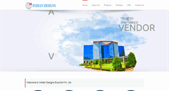 Desktop Screenshot of indian-designs.com