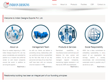 Tablet Screenshot of indian-designs.com